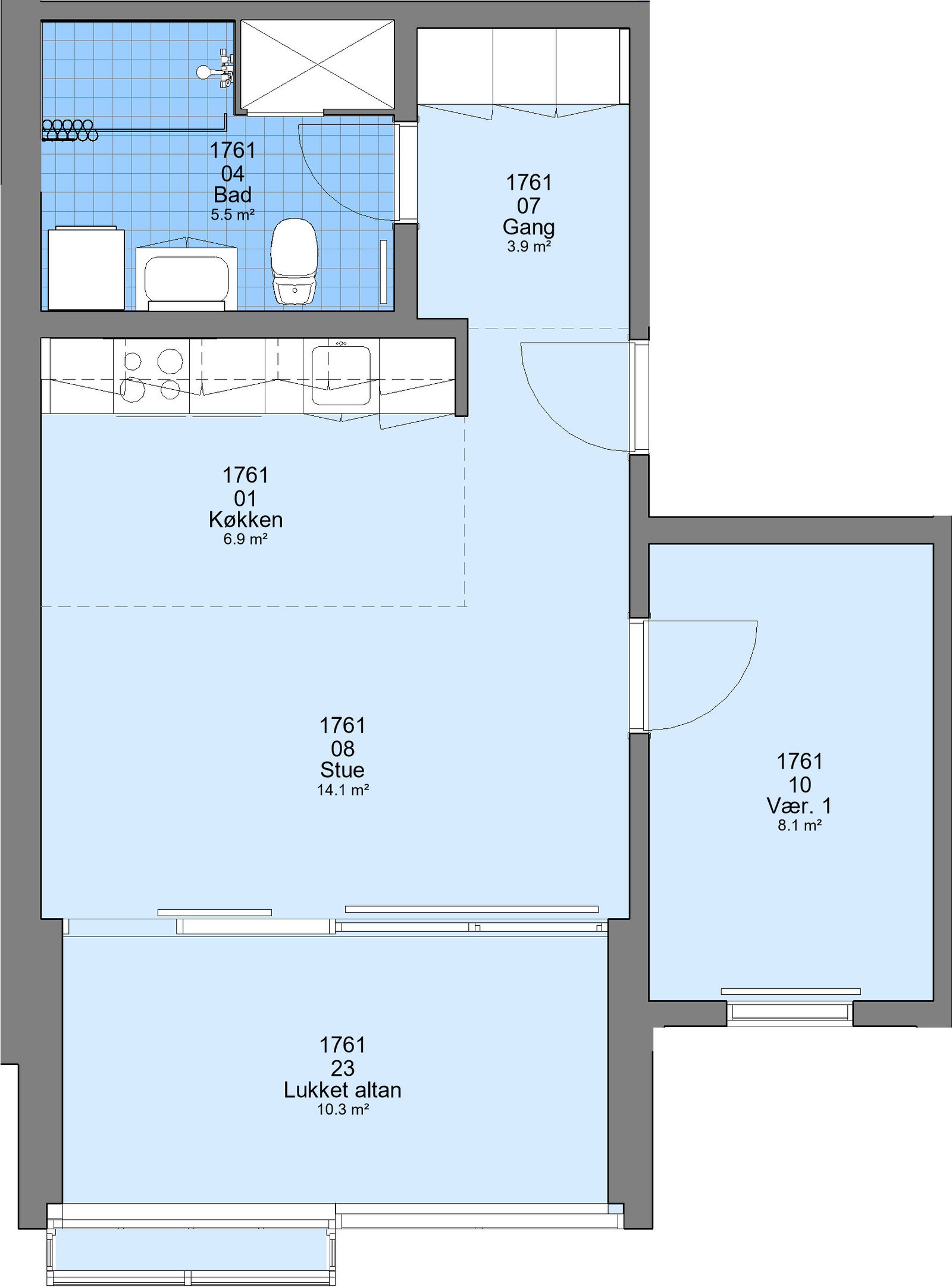 Visual presentation of the listing