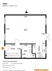 Visual presentation of the listing