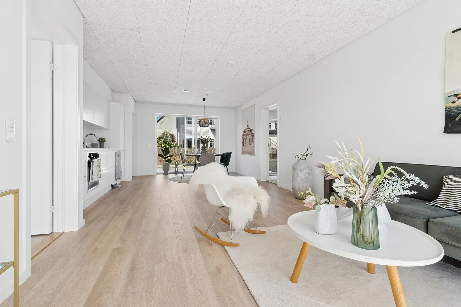 townhouse Moderne rækkehuse med terrasse i Kregme