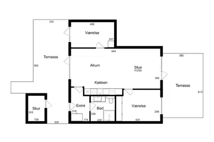 Visual presentation of the listing