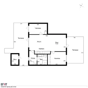Visual presentation of the listing