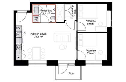 Visual presentation of the listing