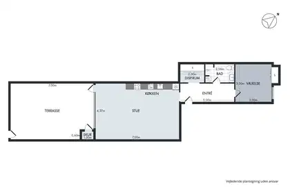 Visual presentation of the listing