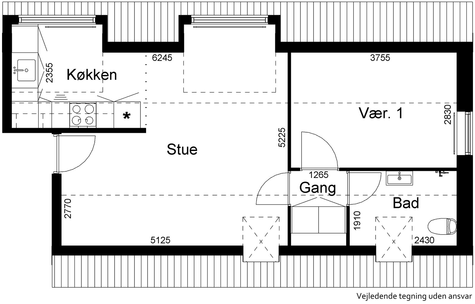 Visual presentation of the listing