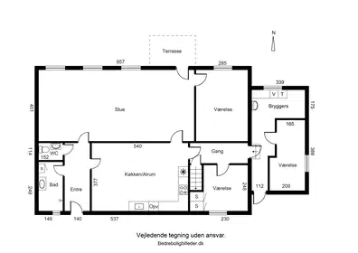 Visual presentation of the listing