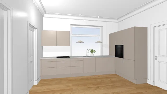 apartment Newly renovated apartment with underfloor heating and two bedrooms