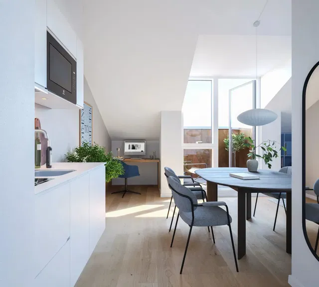 apartment Move-in ready 1-room studio in Nordvest