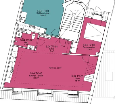 Lys 2-værelses lejlighed med hems - Rådhustorvet, Horsens - 1