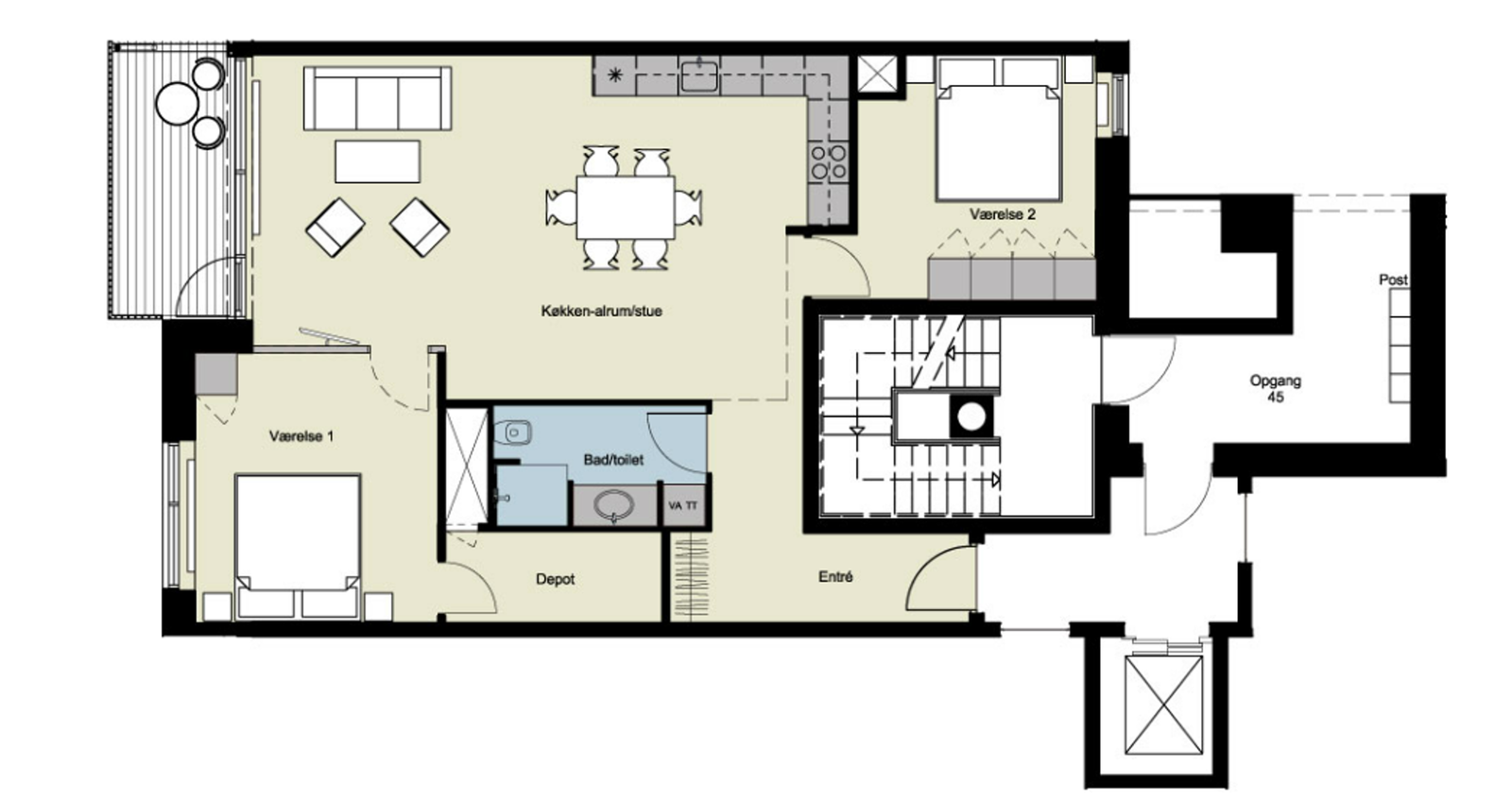 Visual presentation of the listing