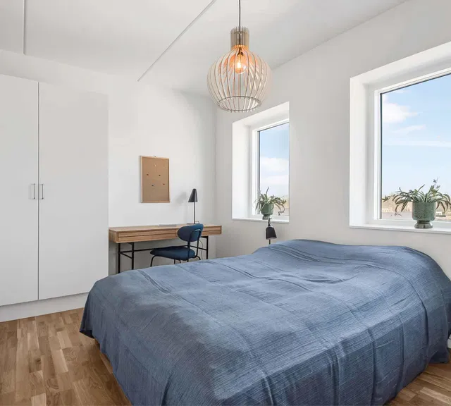 apartment Lys 4-værelses lejlighed med terrasse og natur tæt på
