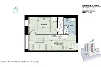 Visual presentation of the listing