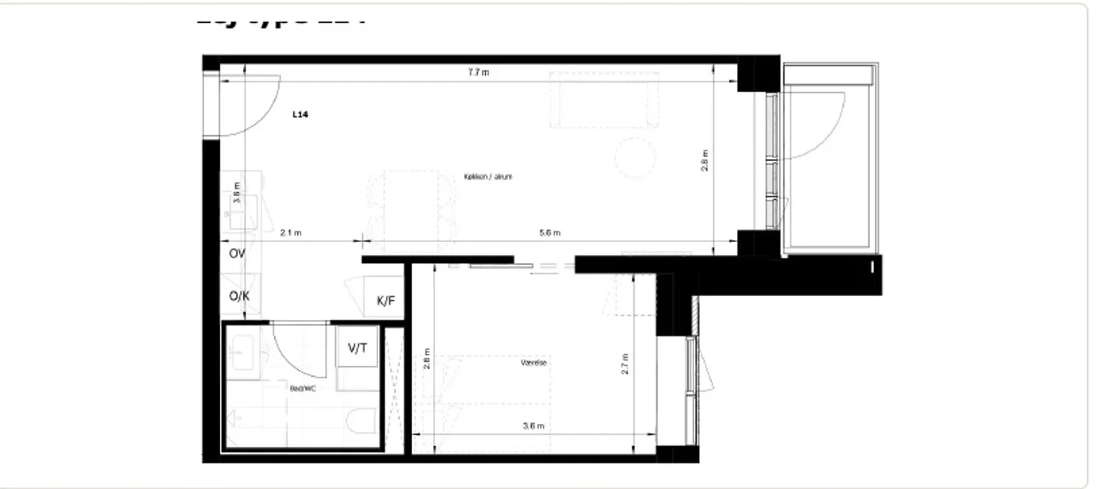 Visual presentation of the listing