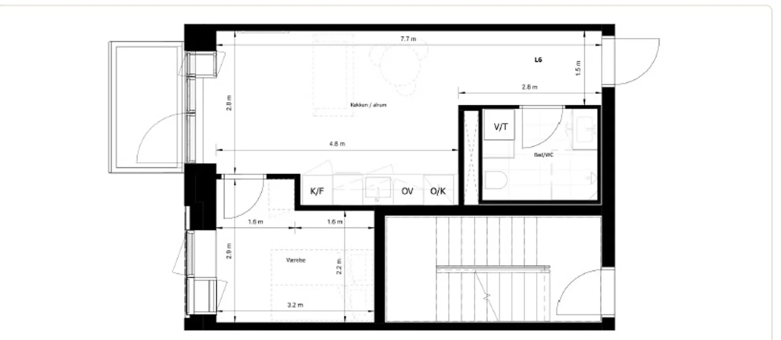 Visual presentation of the listing