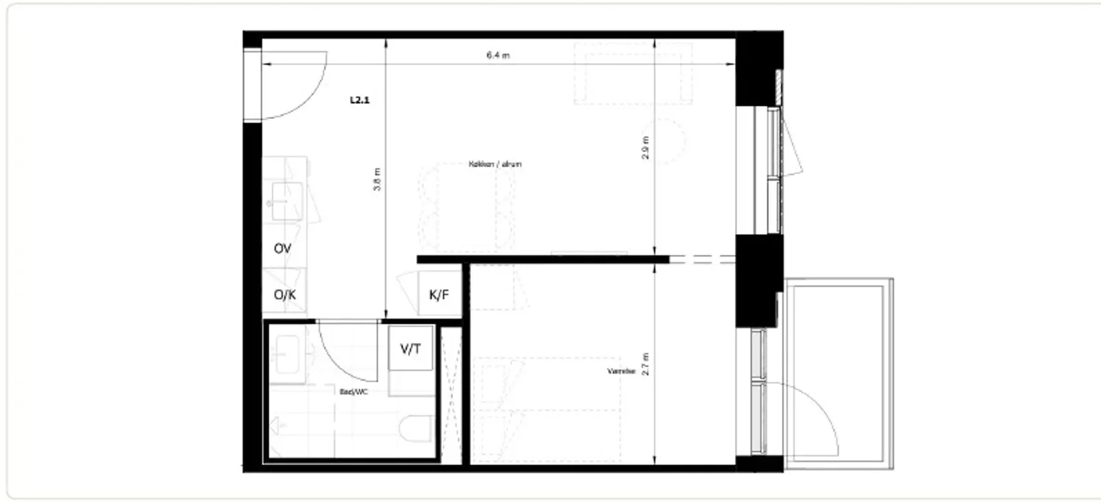 Visual presentation of the listing