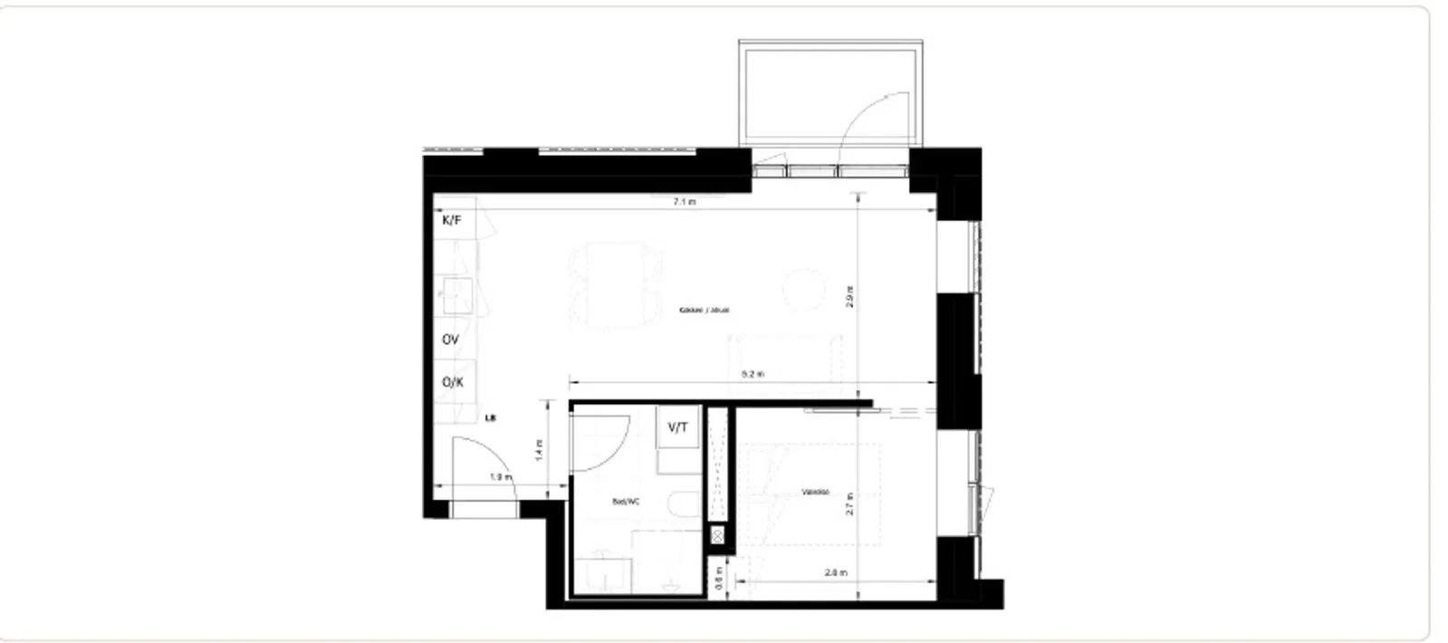 Visual presentation of the listing