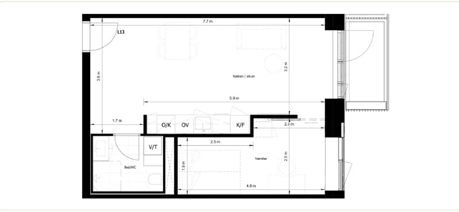 Visual presentation of the listing
