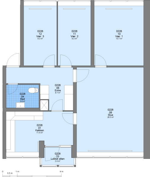 Visual presentation of the listing
