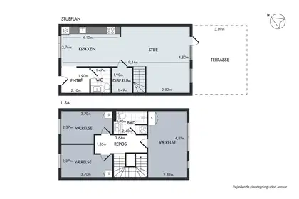 Visual presentation of the listing