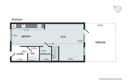 Visual presentation of the listing