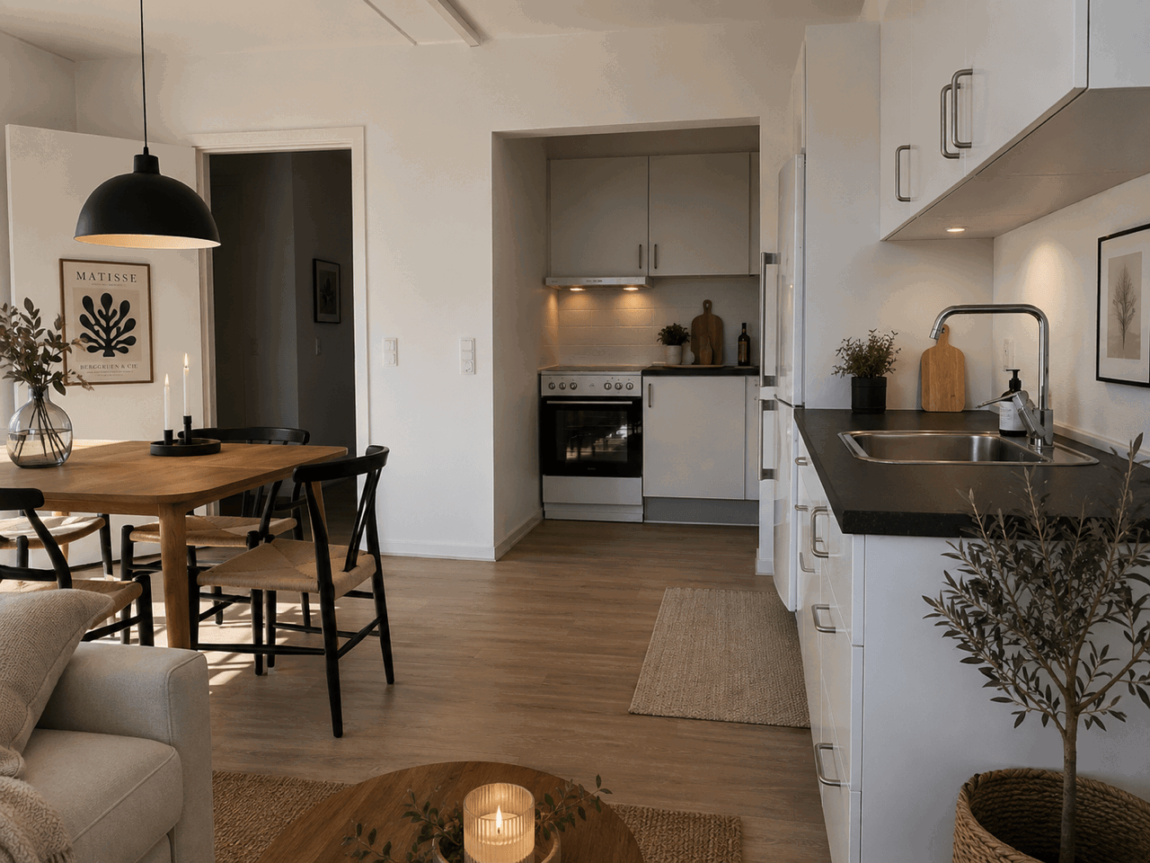 Visual presentation of the listing