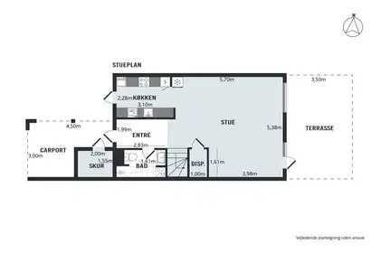 Visual presentation of the listing