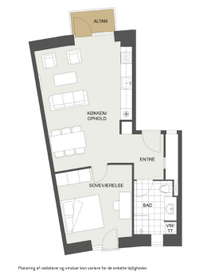 Visual presentation of the listing
