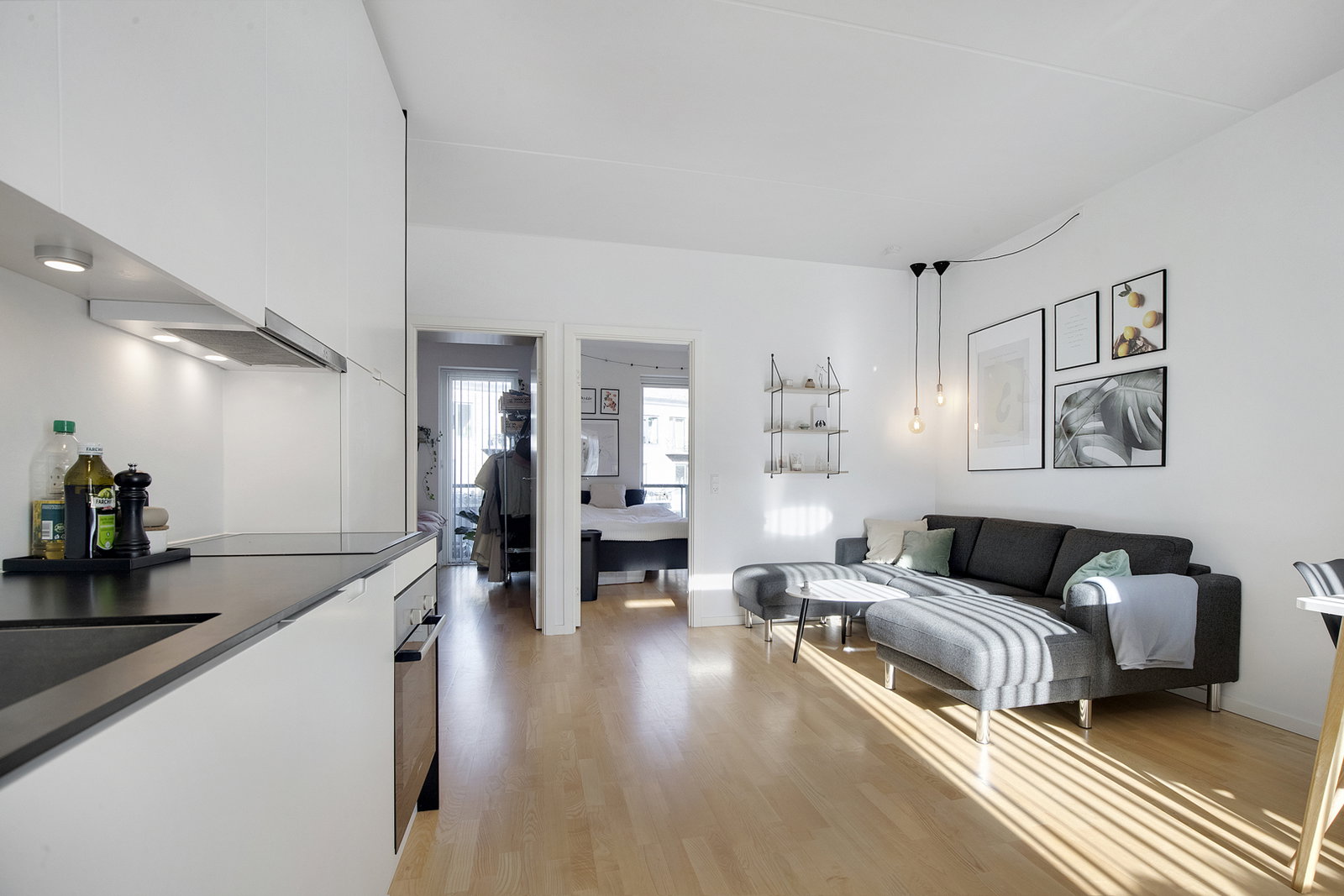 apartment Lys 3-værelses lejlighed i Bryggerhaven med altan