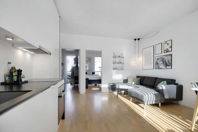 apartment Lys 3-værelses lejlighed i Bryggerhaven med altan