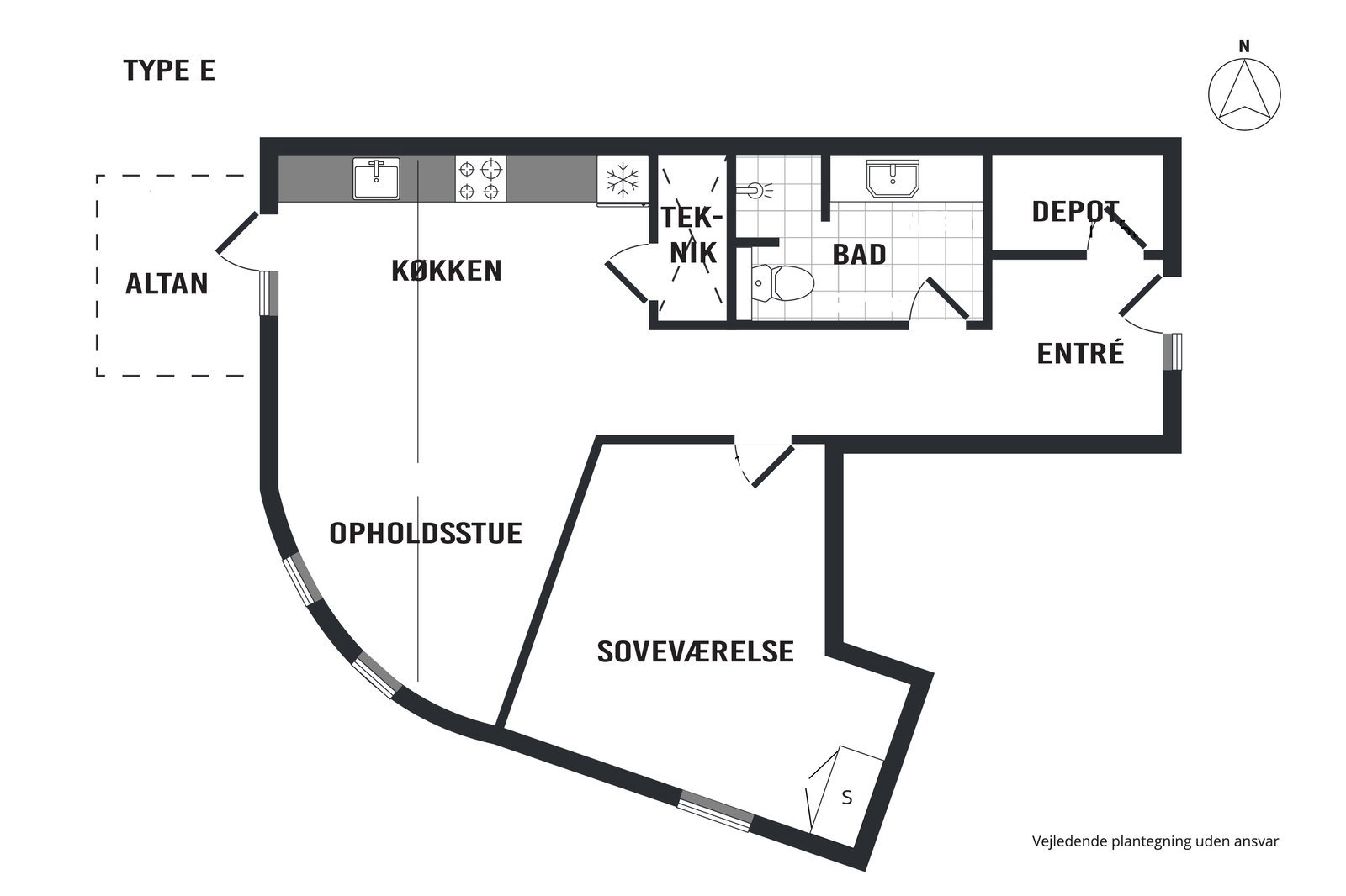 Visual presentation of the listing