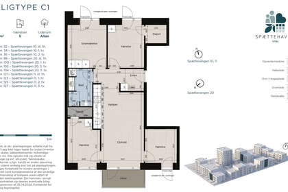 Visual presentation of the listing