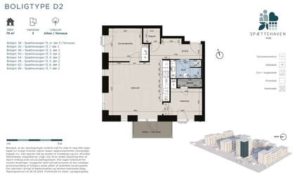Visual presentation of the listing