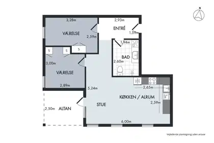Visual presentation of the listing