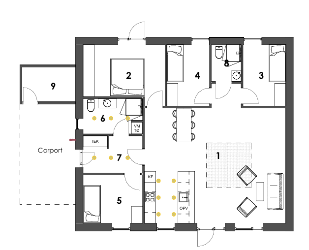Visual presentation of the listing