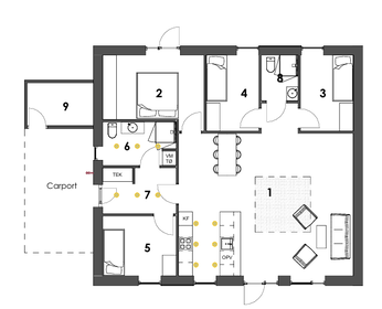 Visual presentation of the listing