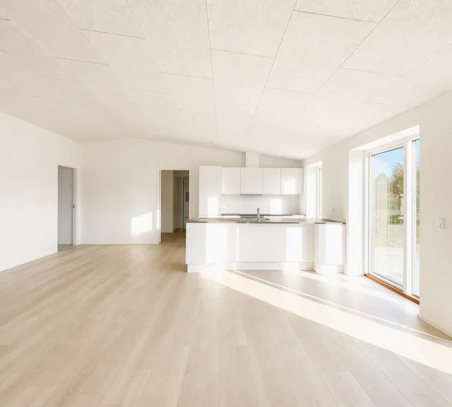 townhouse Nyopført rækkehus i Kolbækken med have og carport
