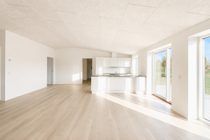 Moderne rækkehus med have og to terrasser i Kolbækken - Kolbæk Mark, Viborg - 0