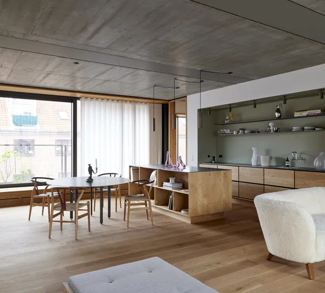 apartment Eksklusiv arkitektbolig med to altaner på Nørrebro