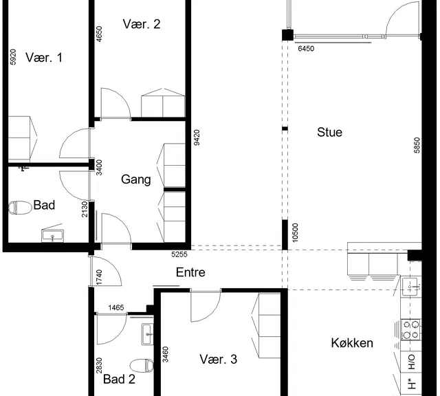 apartment Lejlighed på Hørgaard 16, 1. th.