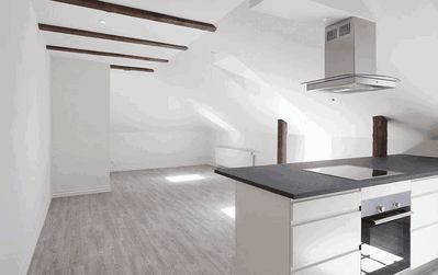 Lys 2-værelses tagbolig på 94 m² i historisk ejendom - Ryesgade, Aalborg - 1