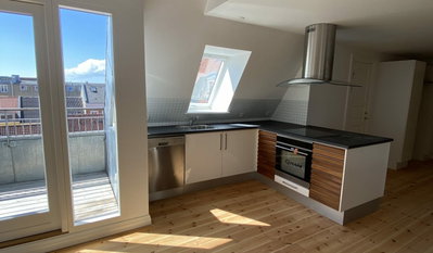Lys taglejlighed på 91 m² med hems og privat tagterrasse - Vesterå, Aalborg - 4