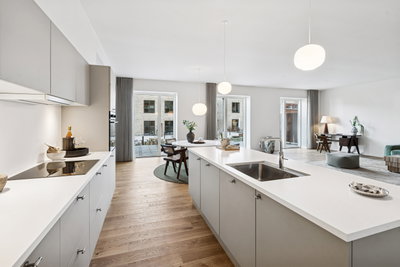 Lys 3-værelses lejlighed med privat terrasse - Rygårds Alle, Hellerup - 3