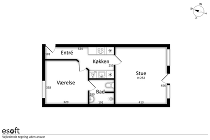 Visual presentation of the listing