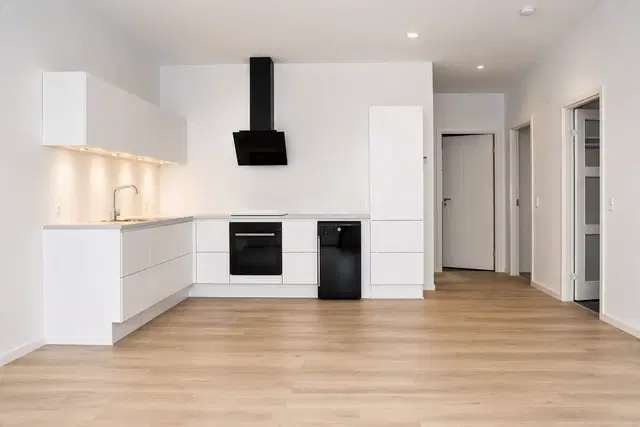townhouse Moderne étplansrækkehus med have og carport
