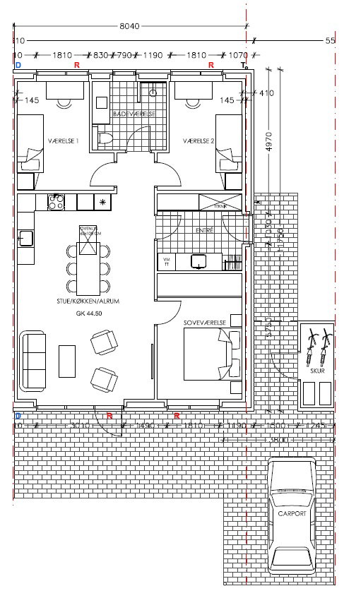Visual presentation of the listing