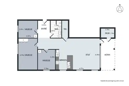 Visual presentation of the listing