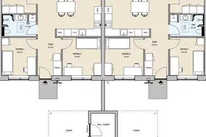 Visual presentation of the listing
