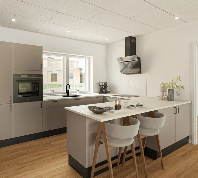 townhouse SKOVBUNDEN - Newly Built Terraced House in Nordic Swan Ecolabelled Area – Halgaard Enge/Holstebro
