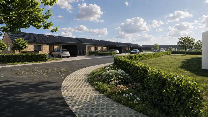 MEJRUP: 3-room home of 84 sqm with private terrace and green garden - Myntevej, Holstebro - 1