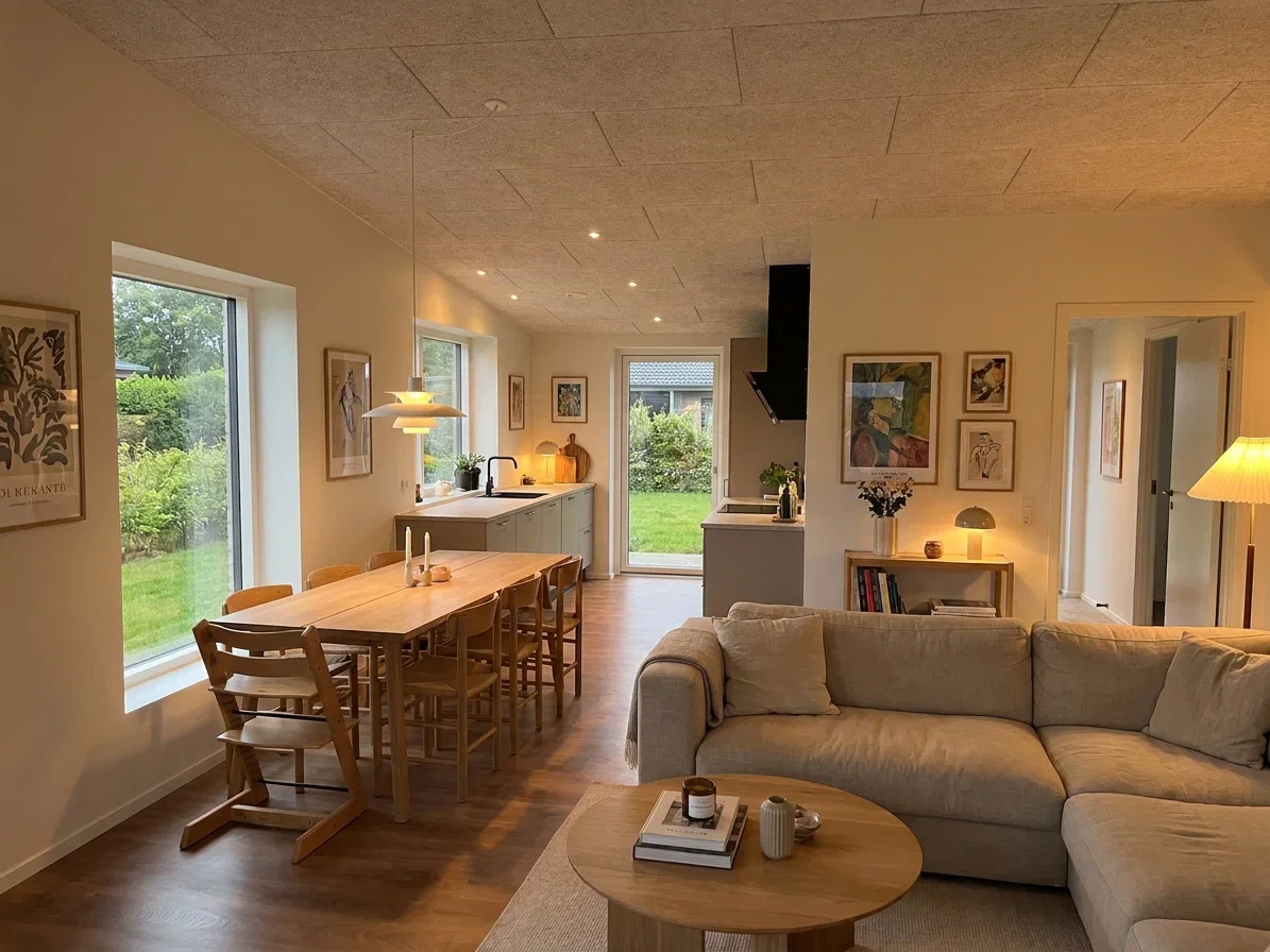 townhouse SKOVBUNDEN - Bo i 3-vær. bolig i naturrigt område i Halgaard Enge/Holstebro
