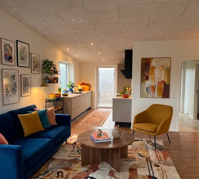 townhouse SKOVBUNDEN - Hyggelig 3-vær. bolig i naturrige Halgaard Enge i Holstebro
